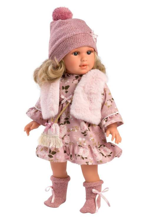 RAPPA Llorens 54042 ANNA - realistická panenka s měkkým látkovým tělem  - 40 cm
