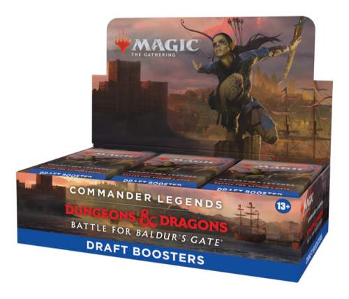 "Magic: The Gathering - Commander Legends: Battle for Baldur  s Gate Draft-Booster Display englisch, Sammelkarten"