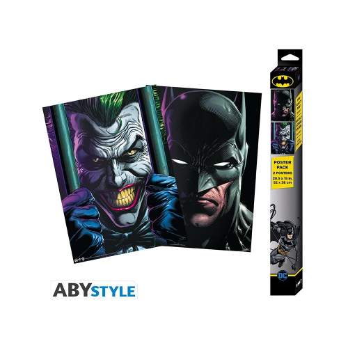 ABYstyle Sada plakátů DC Comics - Batman and Joker