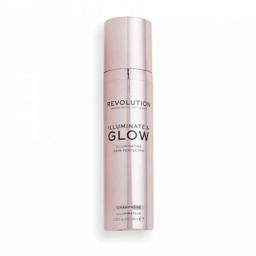 Makeup Revolution Glow Illuminate tekutý rozjasňovač odstín Champagne 40 ml