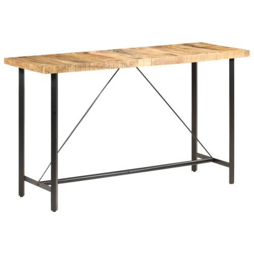 Barový stůl 180 x 70 x 107 cm hrubé mangovníkové dřevo