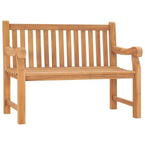 VIDA Zahradní lavice 114 cm teakové dřevo