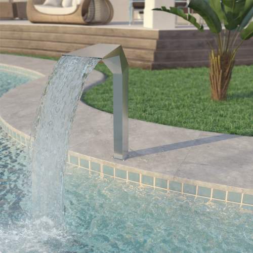 VIDA Bazénová fontána 50 x 30 x 90 cm stříbrná