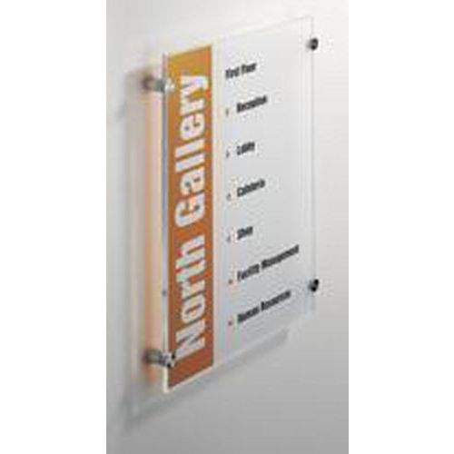 Durable Informační dveřní tabulka Crystal Sign 420 x 297 mm