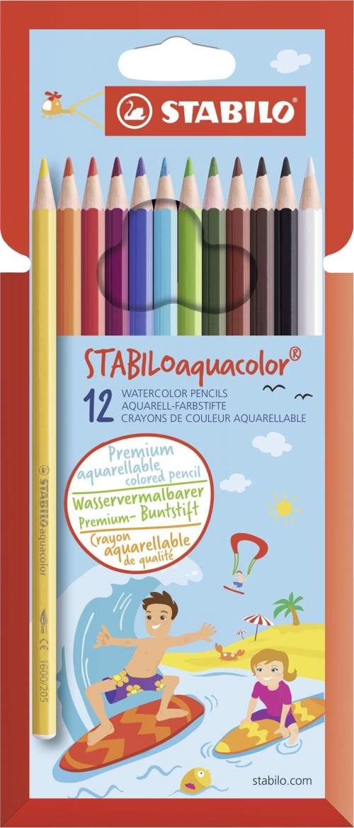 STABILOaquacolor pastelky 12 barev