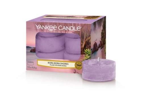 YANKEE CANDLE Bora Bora Shores svíčka 9,8g čajová 12ks