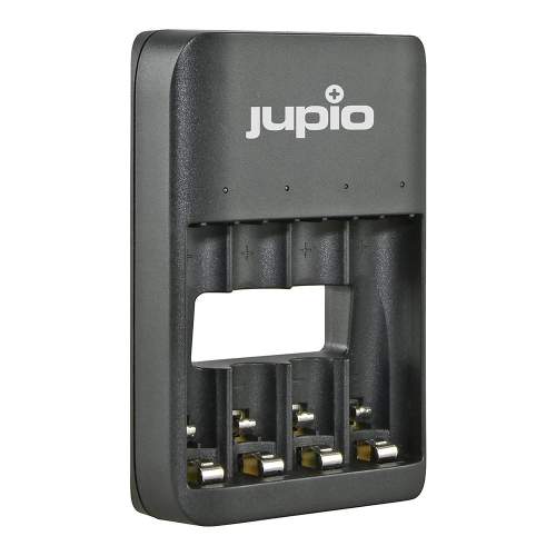 Jupio USB 4-slots Battery Charger LED pro 1 až 4ks AA/ AAA baterií