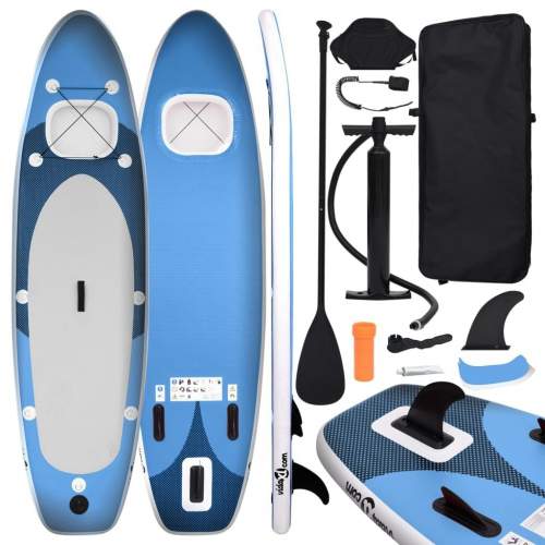 HD Nafukovací SUP paddleboard s příslušenstvím modrý 330x76x10 cm