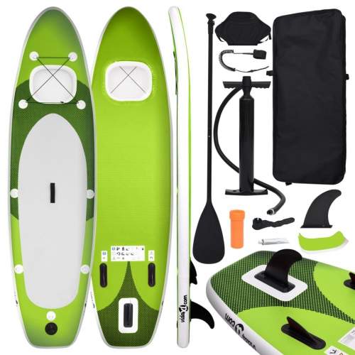 HD Nafukovací SUP paddleboard a příslušenství zelený 330x76x10 cm