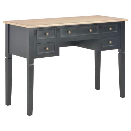zahrada-XL 280071  Writing Desk Black 109,5x45x77,5 cm Wood