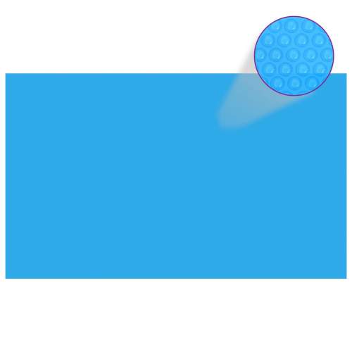Obdélníkový kryt na bazén 1000 x 600 cm PE modrý