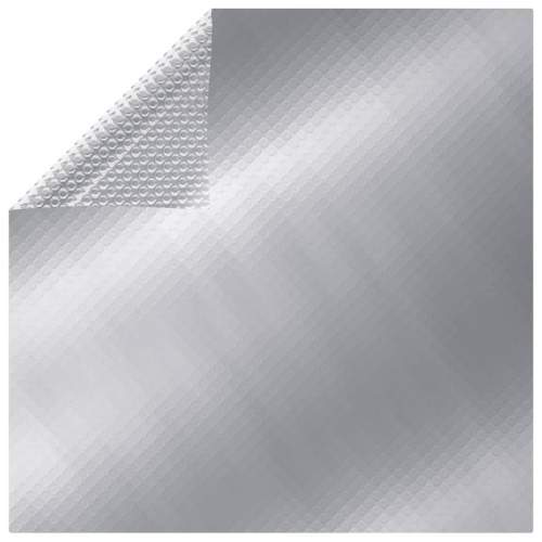 VIDA Obdélníkový kryt na bazén 800 x 500 cm PE stříbrný