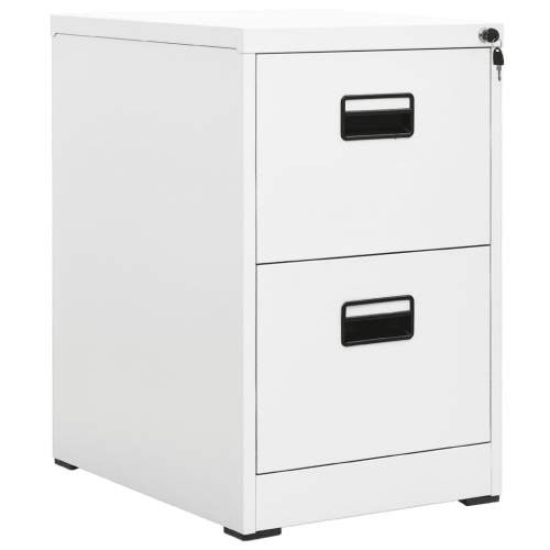 VIDA Kancelářská skříň bílá 46 x 62 x 72,5 cm ocel