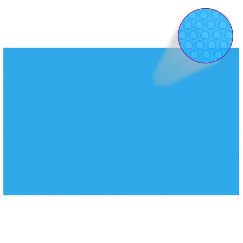 VIDA Obdélníkový kryt na bazén 800 x 500 cm PE modrý