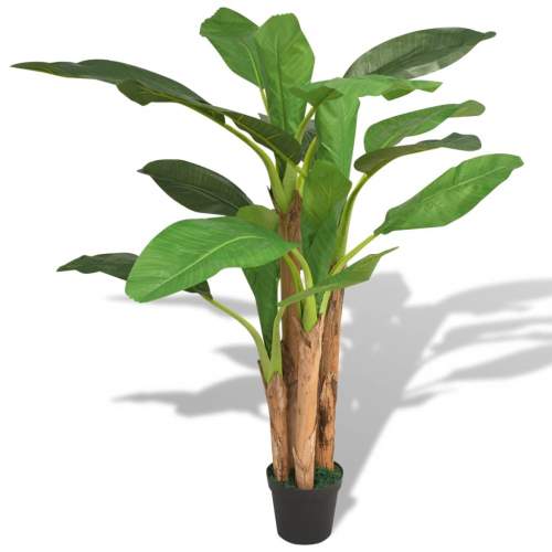 VIDA Umělá rostlina banánovník s květináčem 175 cm