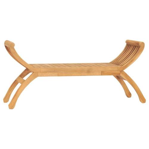 vidaXL 120 cm masivní teakové dřevo