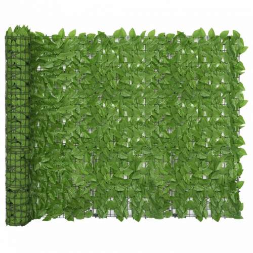 HD Balkónová zástěna se zelenými listy 500 x 150 cm