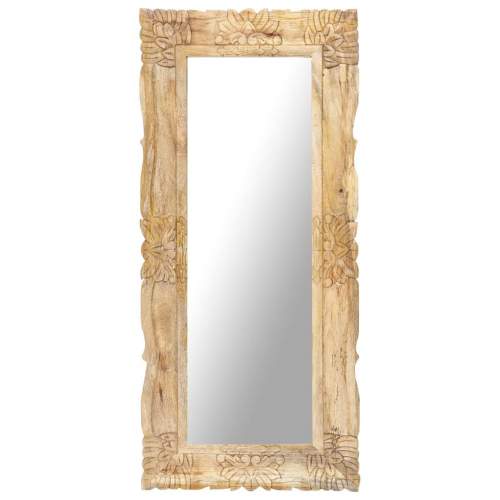 HD Zrcadlo 110 x 50 cm masivní mangovníkové dřevo