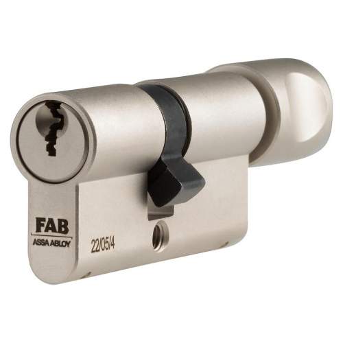 FAB bezpečnostní vložka 3.02/DKmNs 30+35 s knoflíkem 5 klíčů