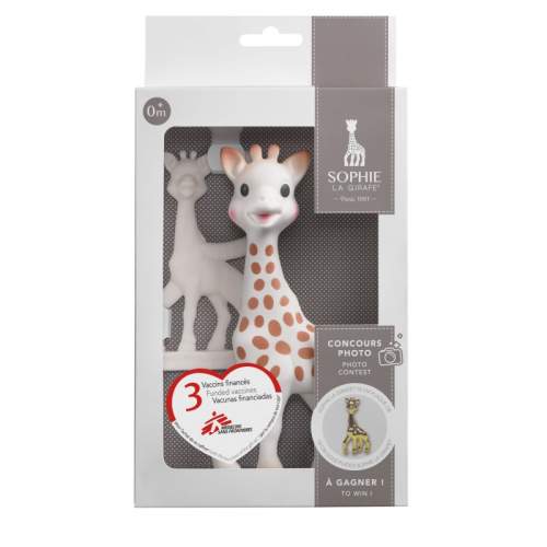Vulli žirafa Sophie + kousátko dárkový set