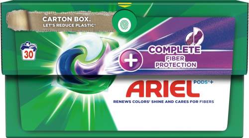 Ariel Fiber Protection, gelové kapsle na praní 30 ks