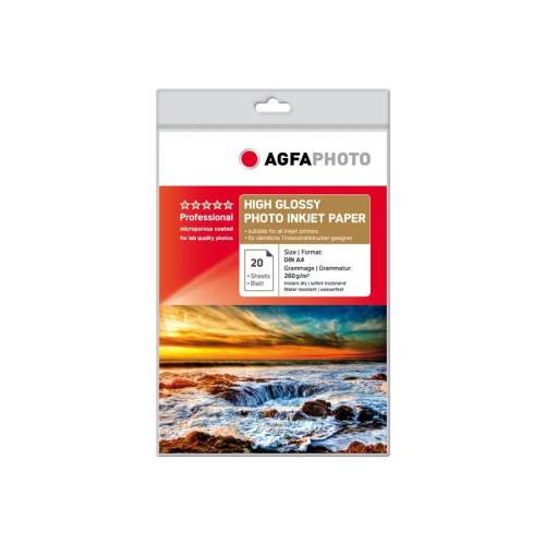 AgfaPhoto Professional Photo Paper High Gloss 260 g A 4 20 Bl