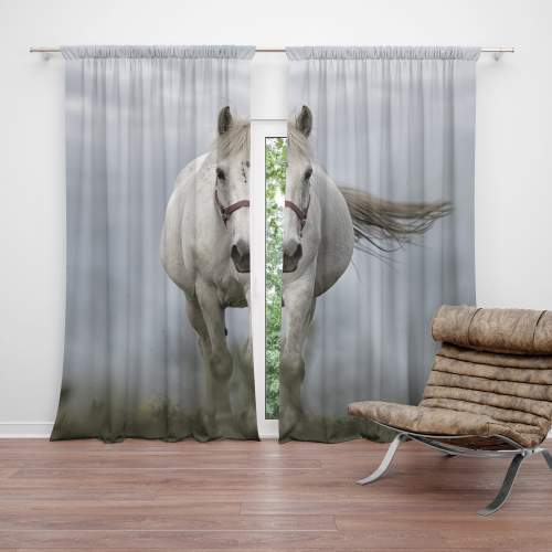 SABLIO Závěs Bílý kůň 3 150x250cm