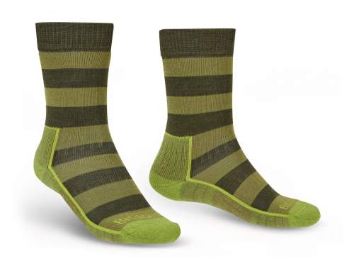 Pánské ponožky Bridgedale Hike LW MP Boot green/dark green/106 48+EU