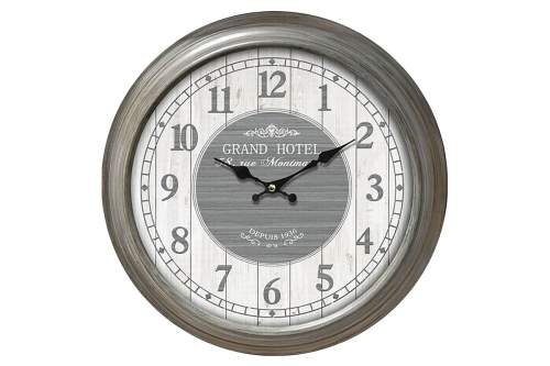 Autronic Nástěnné kovové hodiny Grand Hotel, 51 cm