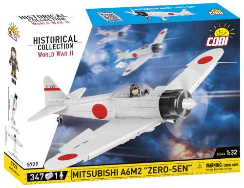 Cobi 5729 II. světová válka Mitsubishi A6M2 ZERO-SEN