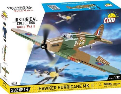 Cobi 5728 II WW Hawker Hurrican Mk. I, 1:32, 382 kostek