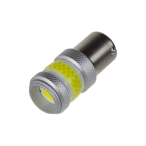 LED BA15s bílá, COB 360⁰, 9-60V, 12W