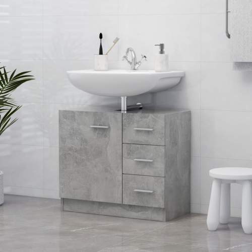 VIDA HD Skříňka pod umyvadlo betonově šedá 63 x 30 x 54 cm dřevotříska