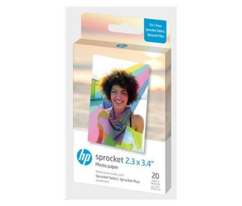 HP Zink Paper Sprocket Select 20 pack 2,3×3,4"