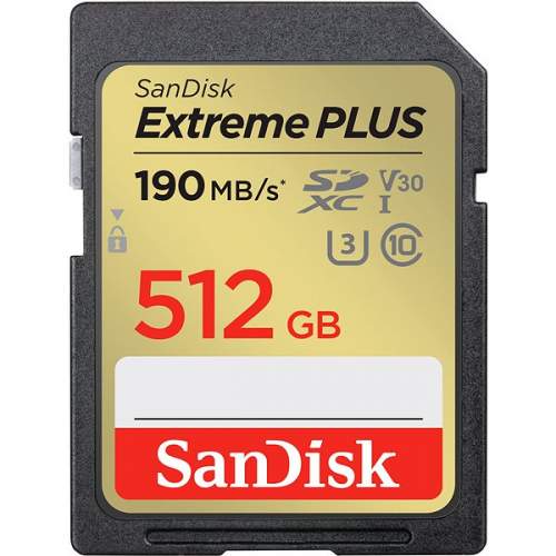SanDisk SDXC Extreme PLUS 512GB SDSDXWV-512G-GNCIN