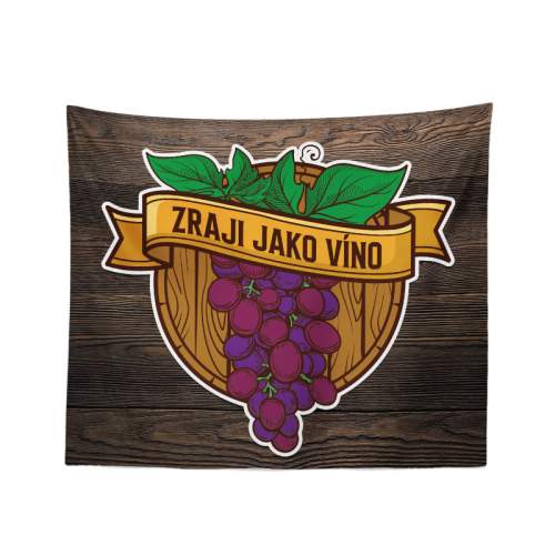 SABLIO deka Zraji jako víno 150x120 cm