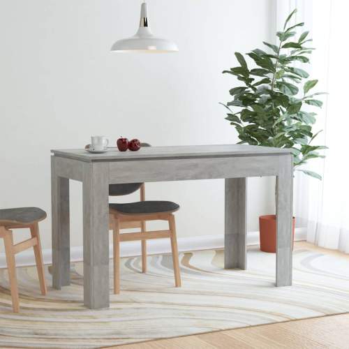 HD Jídelní stůl betonově šedý 120 x 60 x 76 cm dřevotříska