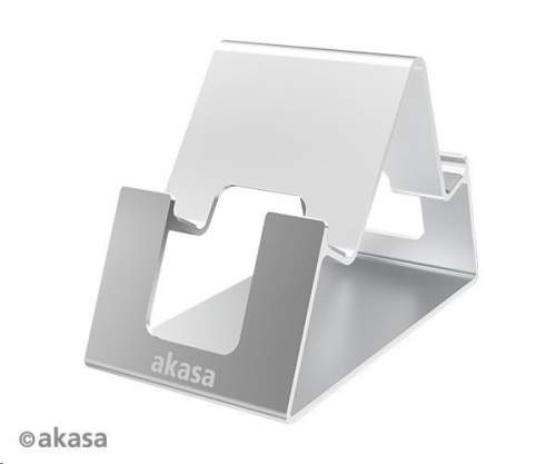 Akasa stojánek pro mobilní telefon / tablet Aries Pico, hliníkový, stříbrná AK-NC061-SL