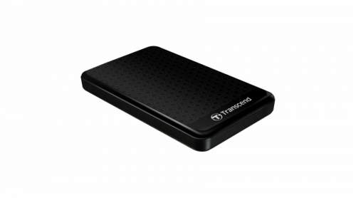 TRANSCEND 1TB StoreJet 25A3, 2.5”, USB 3.0 (3.1 Gen 1) Stylový externí odolný hard disk, černý se vzorem