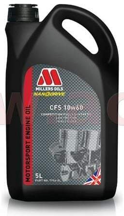 Millers Oils Závodní plně syntetický motorový olej NANODRIVE - CFS 10W-60 5l