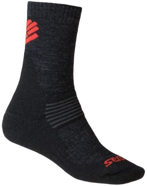 Sensor EXPEDITION MERINO Ponožky, černá, velikost 35-38