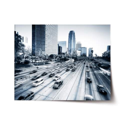 Plakát SABLIO - Městská silnice 120x80 cm