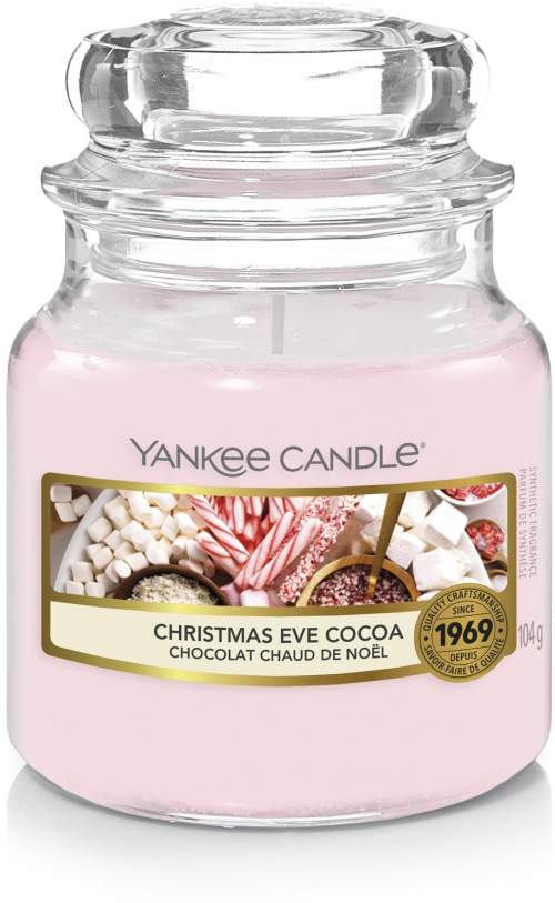 Yankee Candle Aromatická svíčka Classic malá Christmas Eve Cocoa 104 g