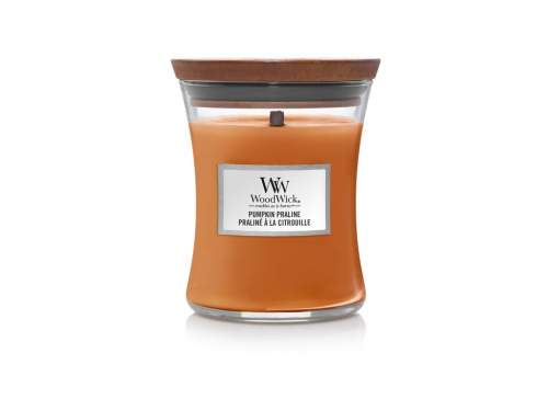 WoodWick Pumpkin Praline svíčka váza 275g