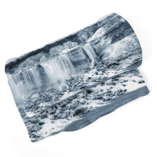 SABLIO - Černobílý vodopád 190x140 cm