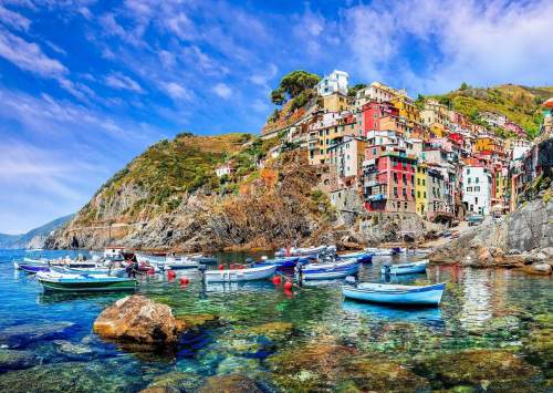ENJOY Puzzle Riomaggiore, Cinque Terre, Itálie 1000 dílků