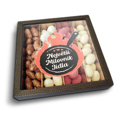 SABLIO Mandle v čokoládě - Největší milovník jídla 4x 80g