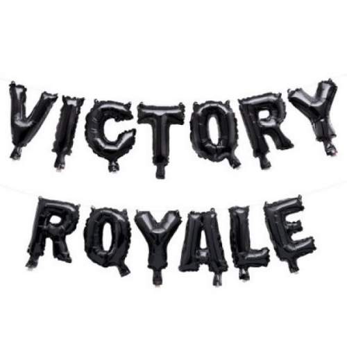 Unique Nafukovací nápis Victory Royale Fortnite Original - 19 x 400 cm