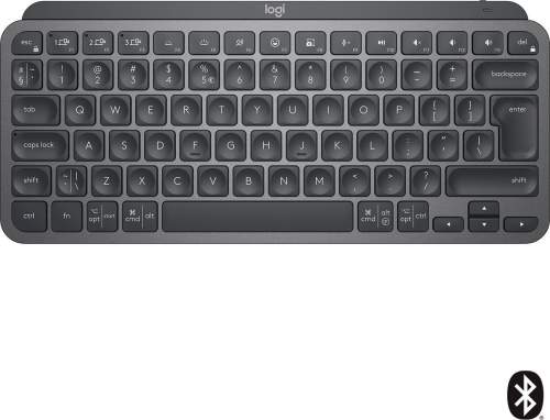 Logitech MX Keys Mini Minimalist Wireless Illuminated Keyboard, Graphite - CZ/SK 920-010498_CZ