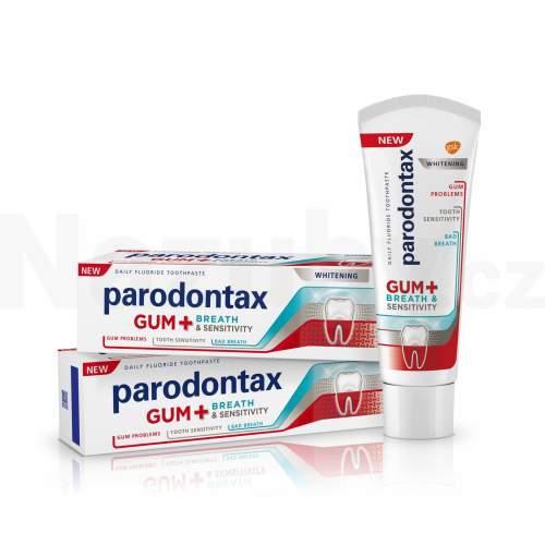 PARODONTAX pro dásně, dech a citlivé zuby Whitening 2× 75 ml